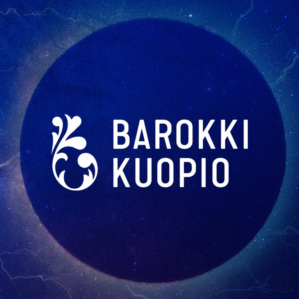 BarokkiKuopion sinivalkoinen logo