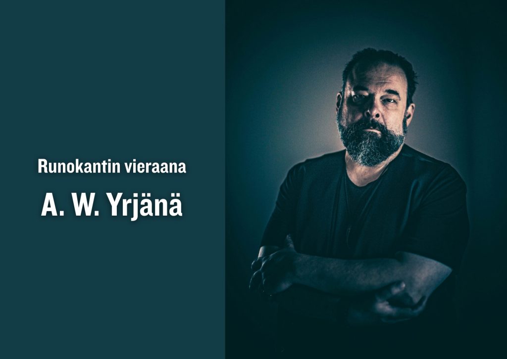 A. W. Yrjänä poseeraa tummasävyisessä studiokuvassa.