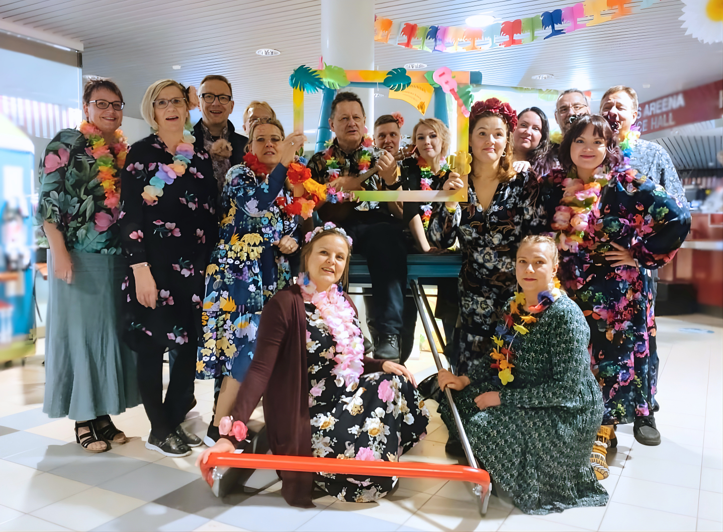 Mualimannanvan ukettajat ryhmäkuvassa